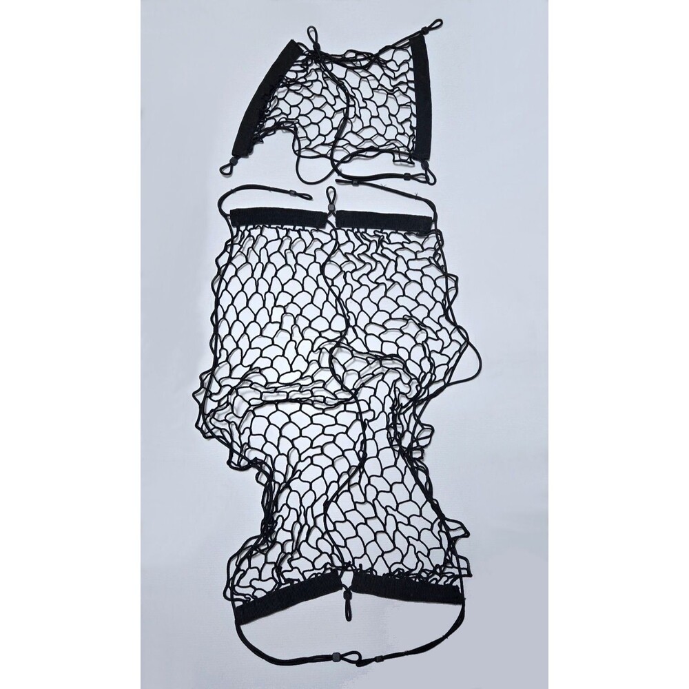 2004-2008 Acura TL Cargo Net Small Side & Large Trunk Organizer Set Mesh OEM